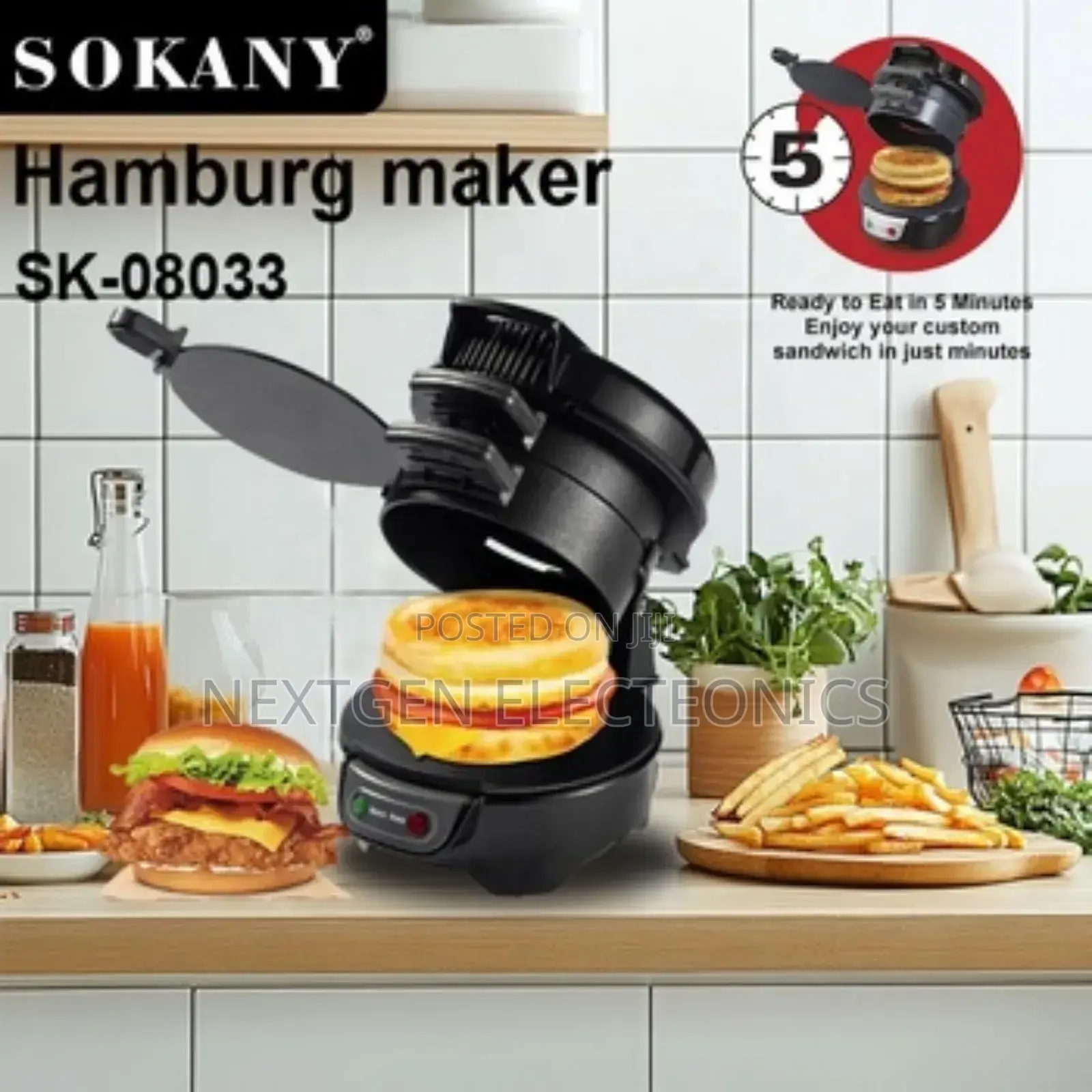 Sokany Humburger Maker