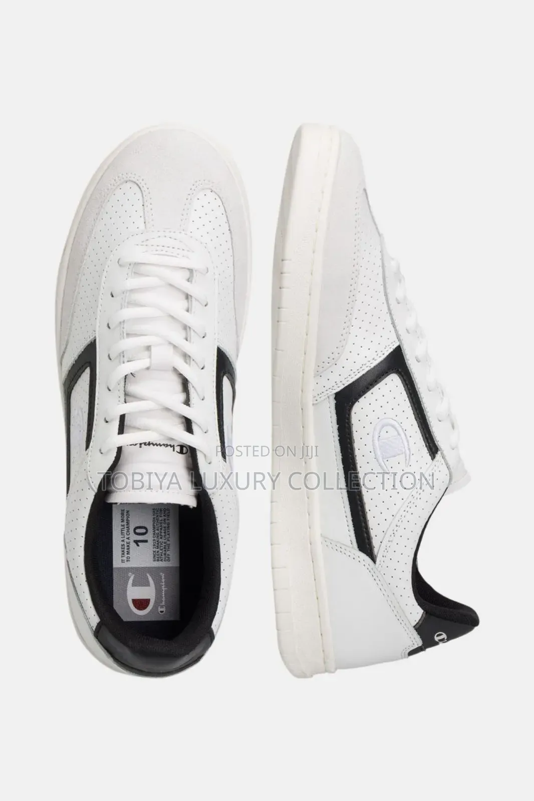 Champion White Leather Sneakers