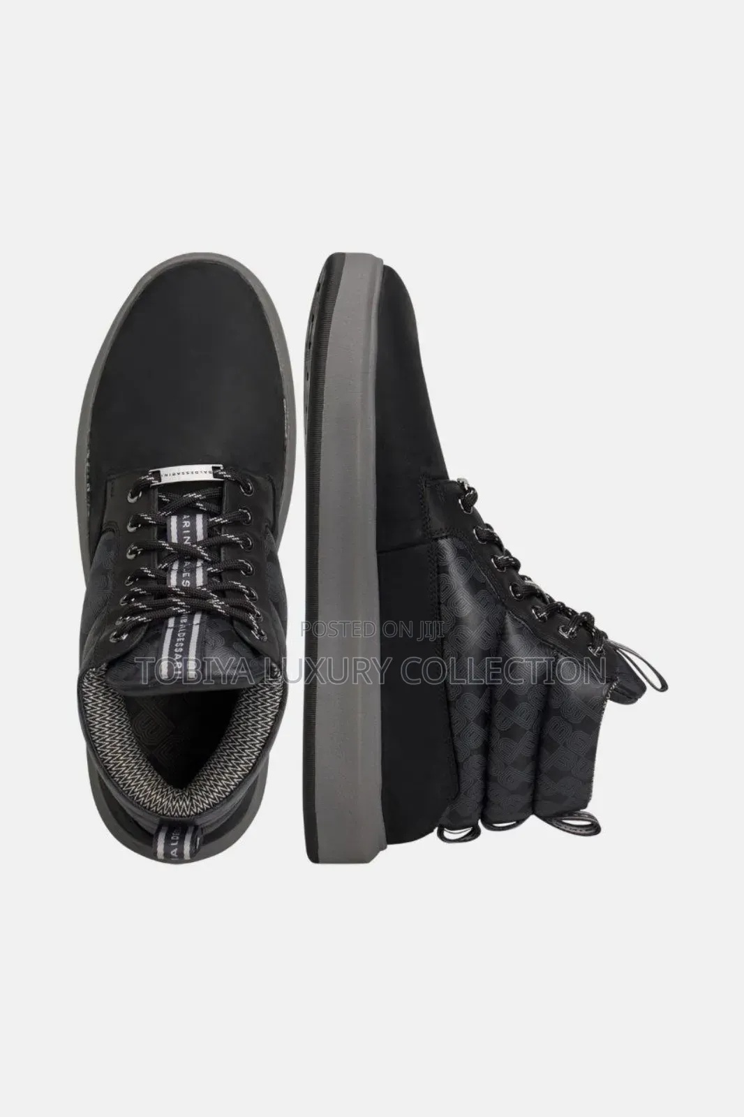 Baldessarini Leather Lace-Up Shoes 'Jack' Black