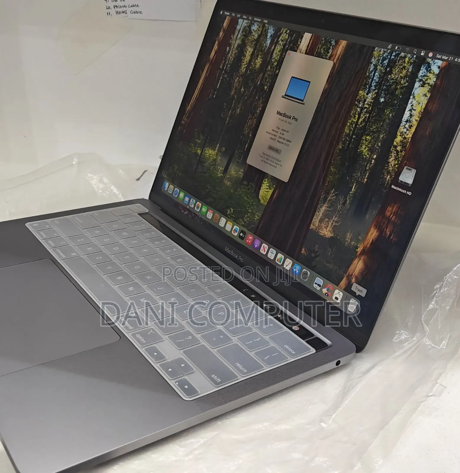 New Laptop Apple MacBook Pro M1 8GB Apple M1 Pro SSD 256GB
