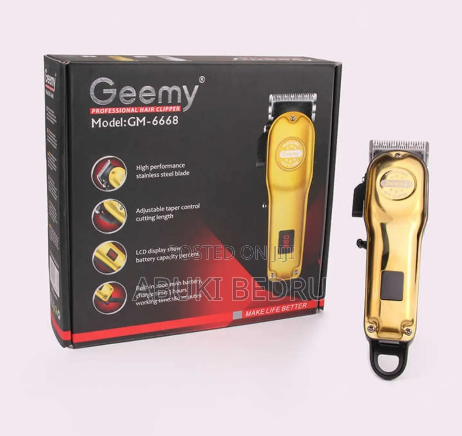 Geemy 6668 Hair Clipper