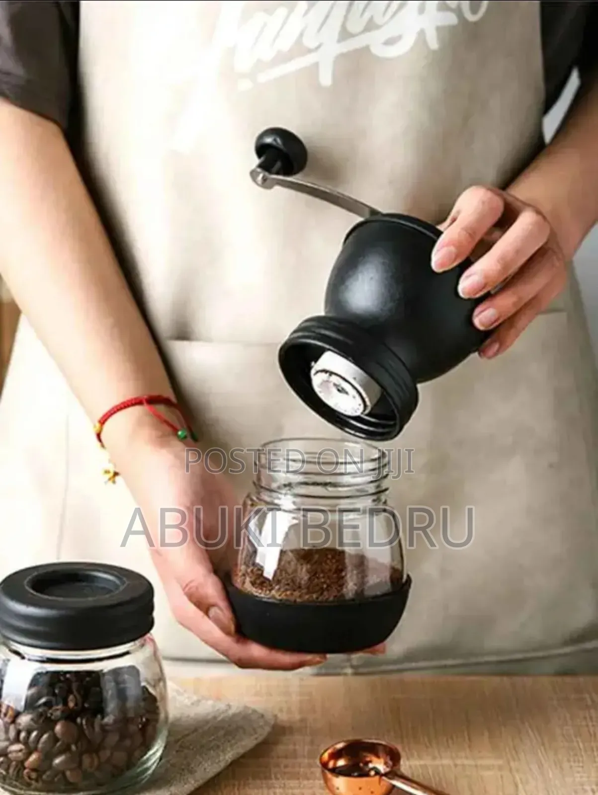 Manual Glass Coffee Grinder