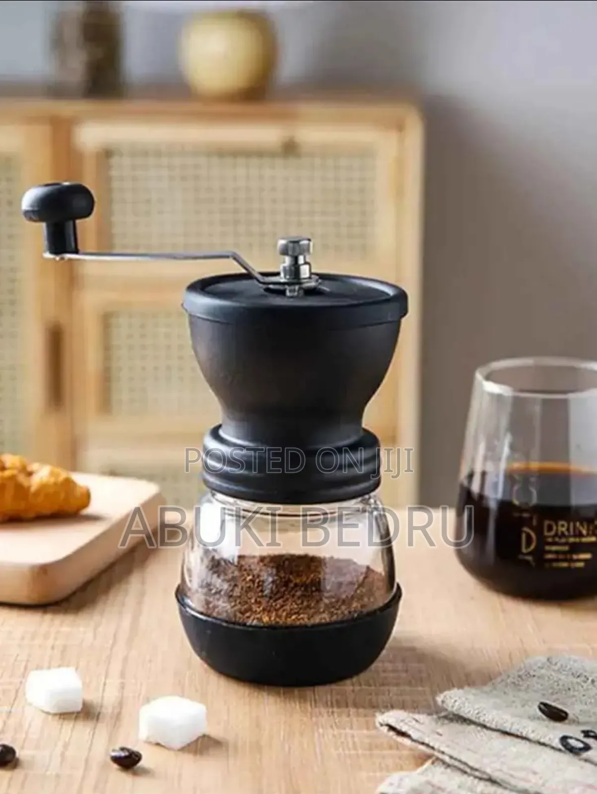 Manual Glass Coffee Grinder