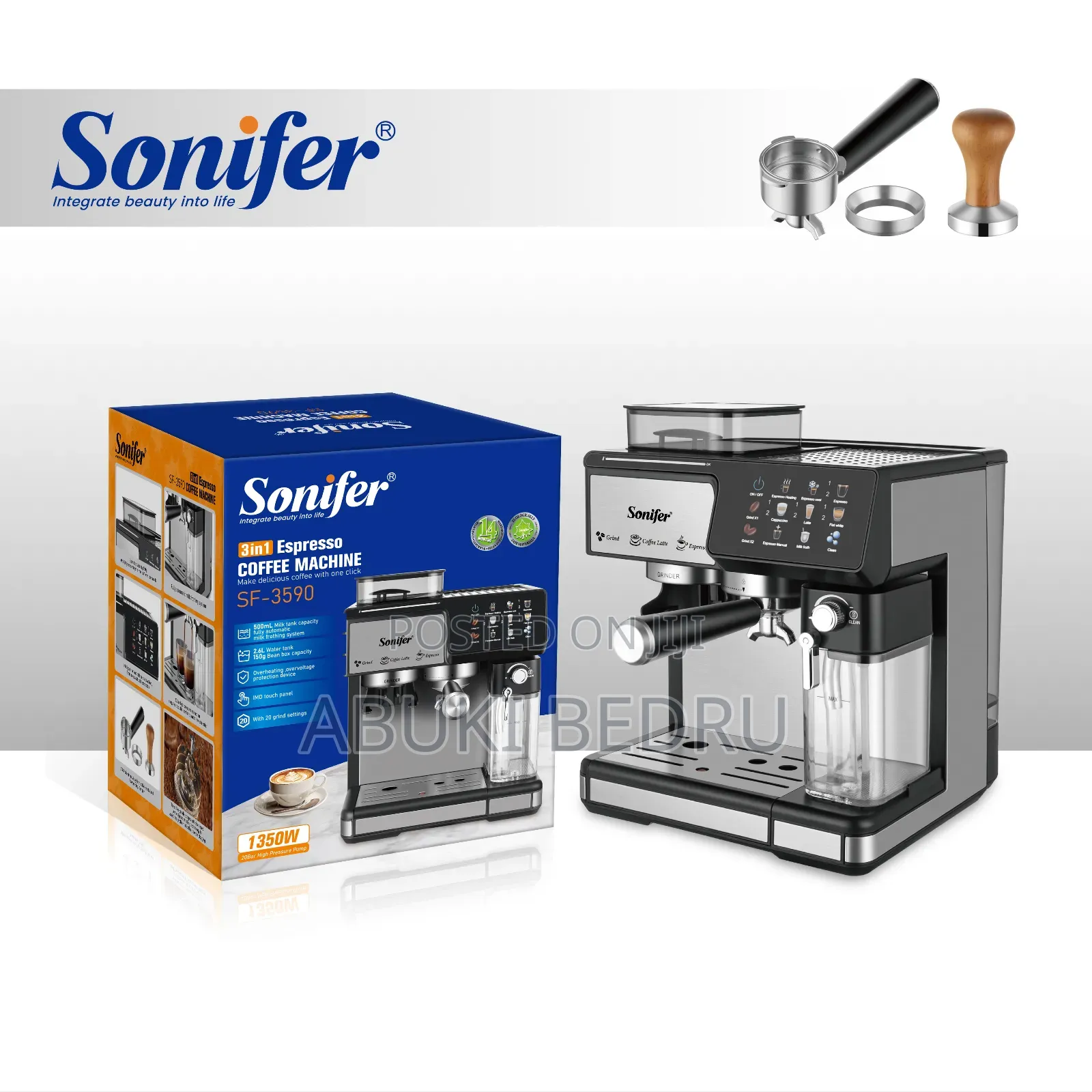 Sonifer 3in1 Espresso Coffee Maker