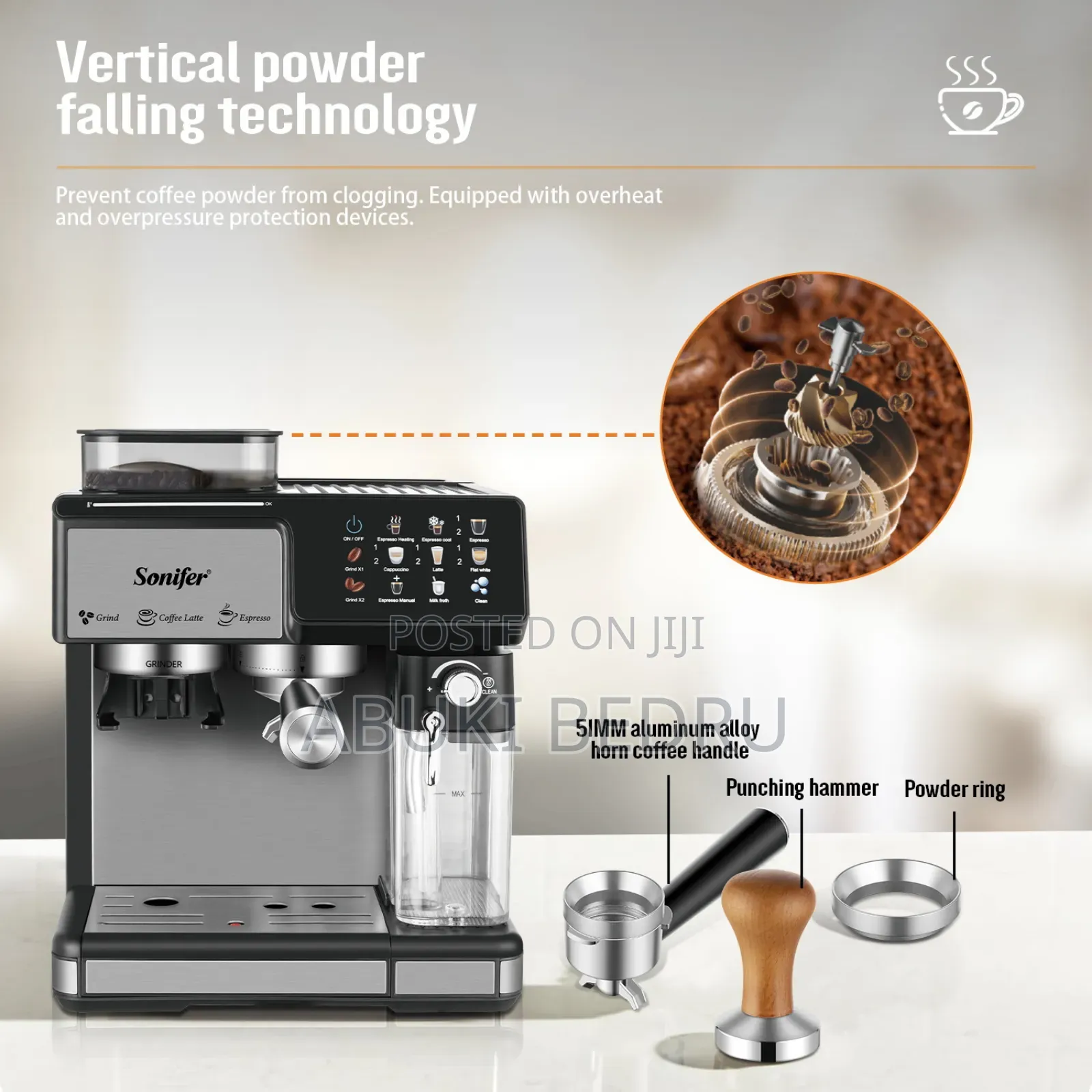 Sonifer 3in1 Espresso Coffee Maker
