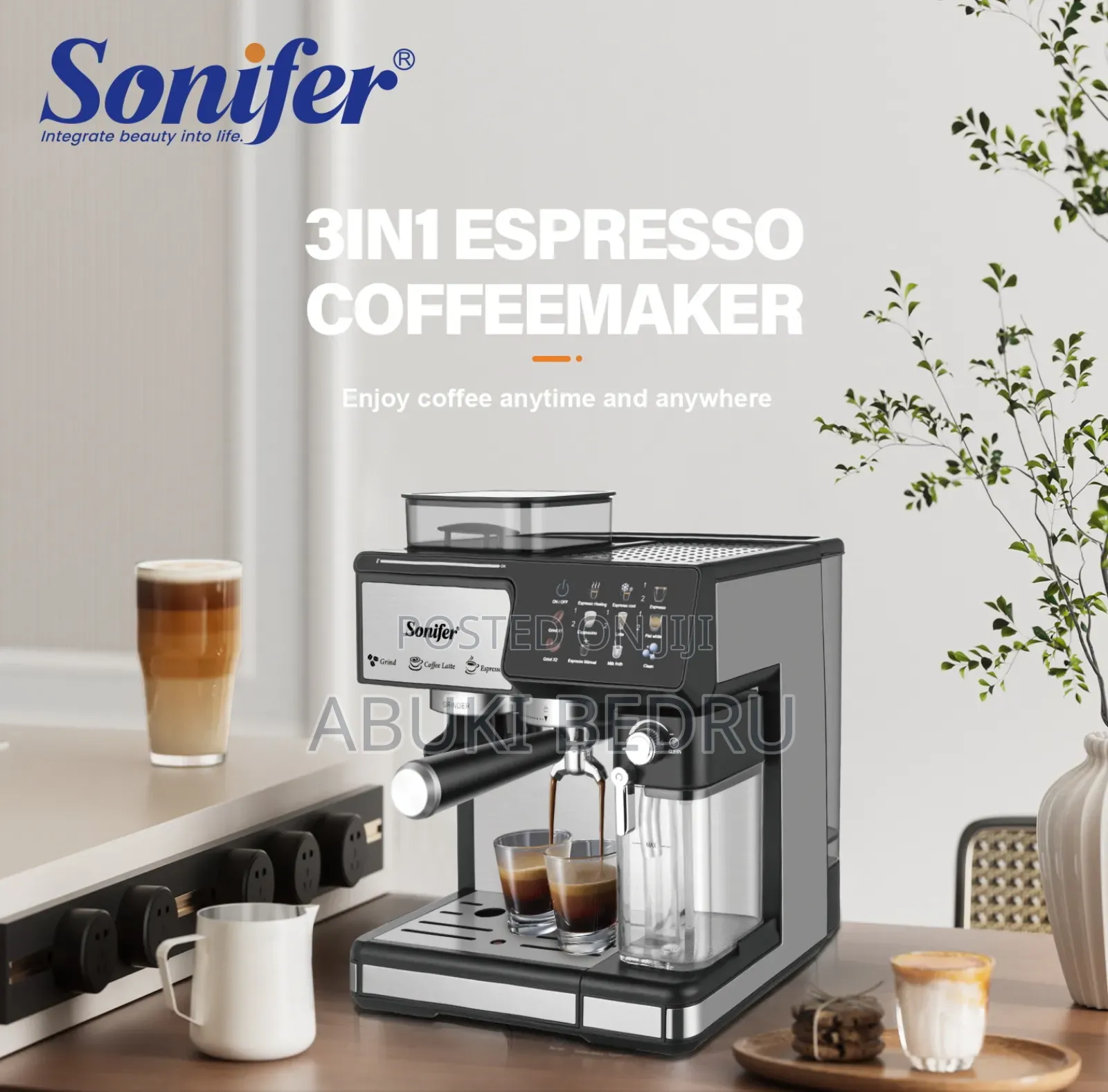 Sonifer 3in1 Espresso Coffee Maker