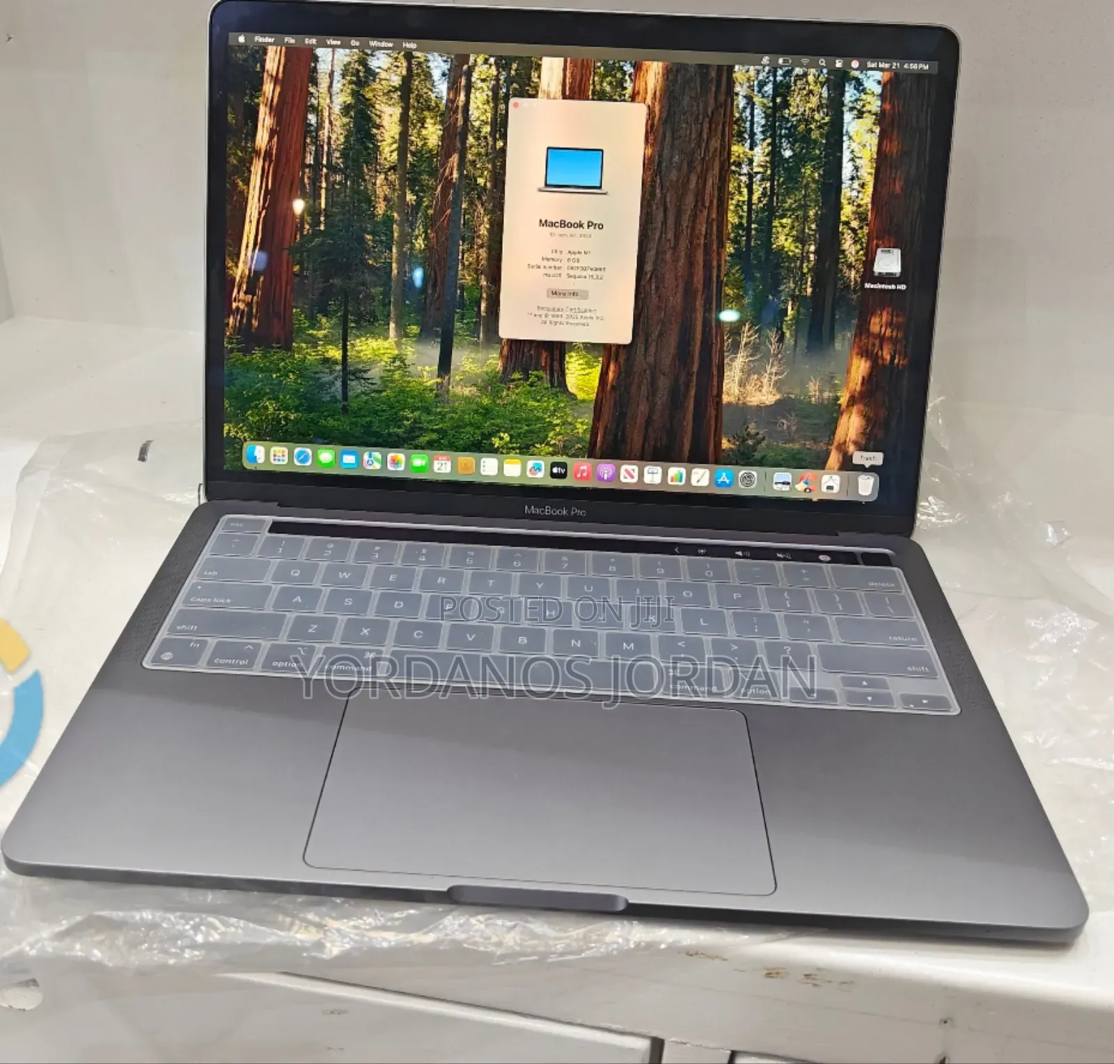 New Laptop Apple MacBook Pro M1 8GB Apple M1 SSD 256GB