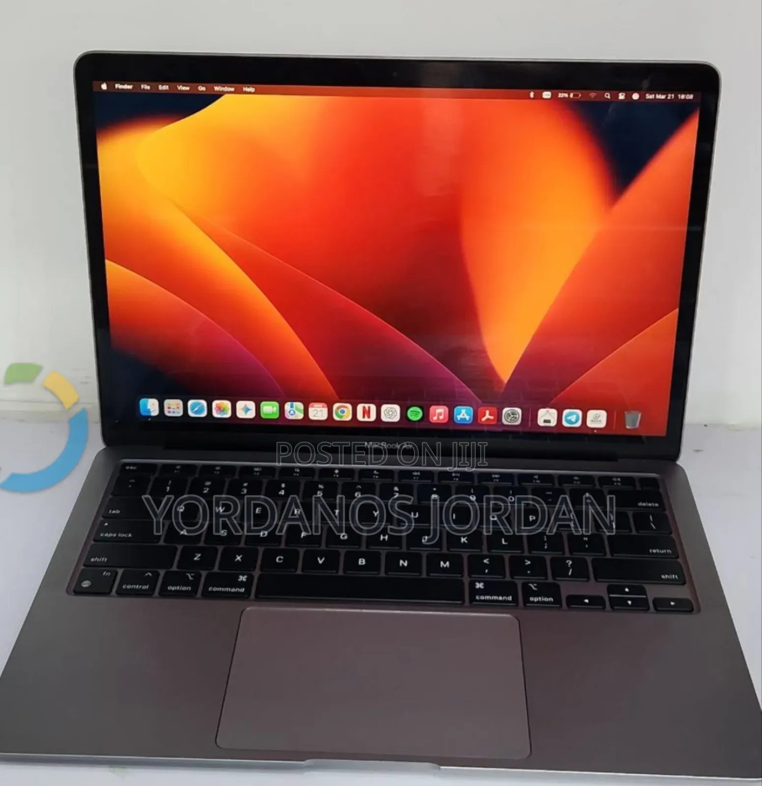 New Laptop Apple MacBook Air 2020 M1 8GB Apple M1 SSD 256GB