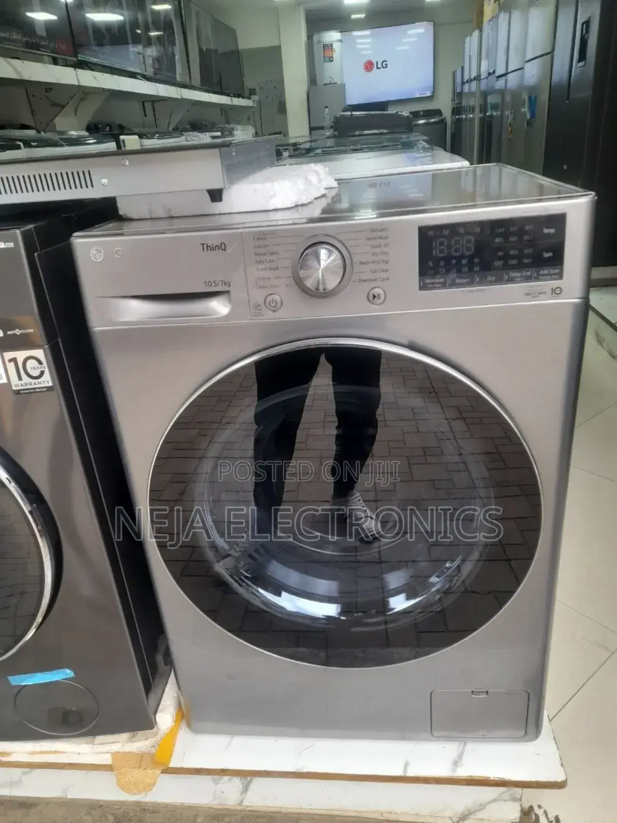 Lg Washing Machine 10.5/7kg Delivery