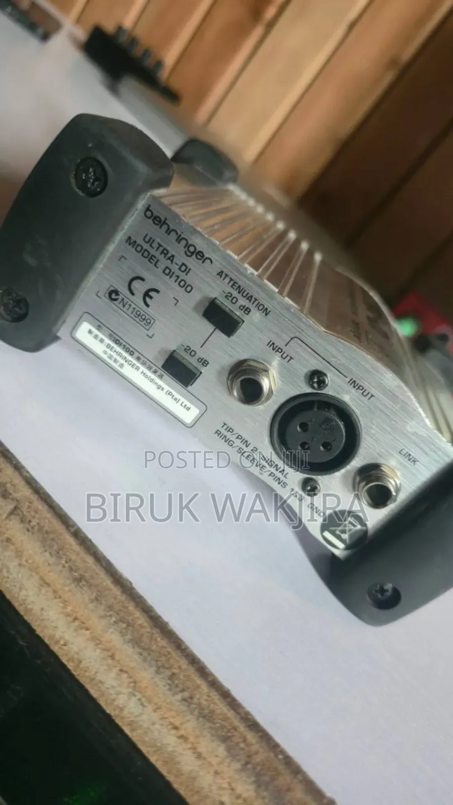 Diboxes for Live Bass Recording