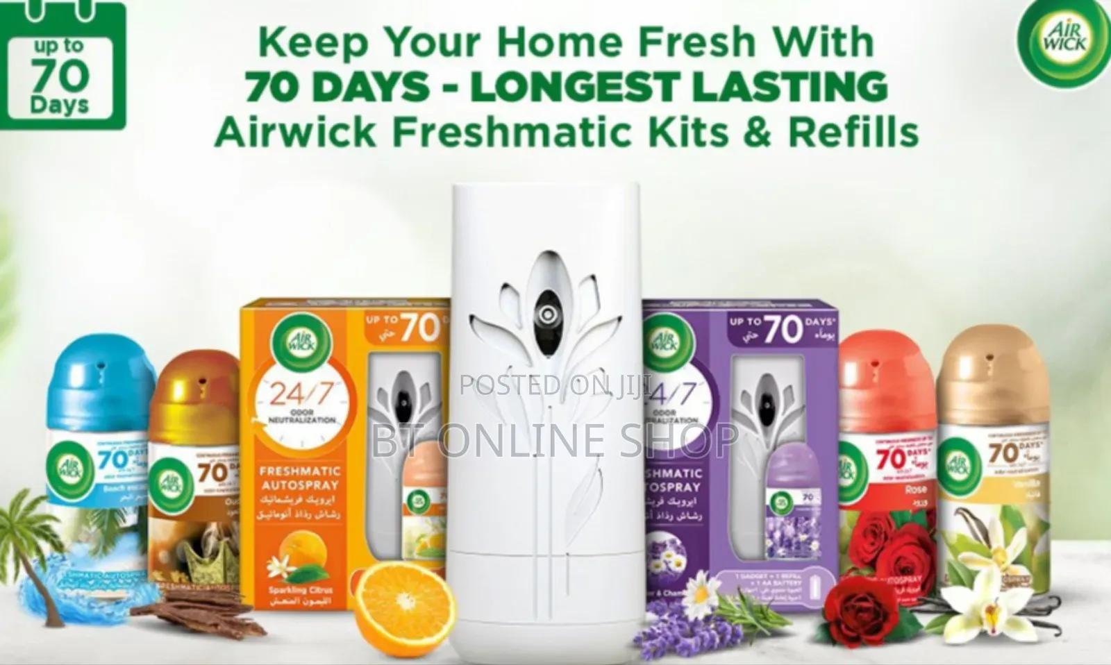 Airwick Automatic Air Freshener With Dispenser