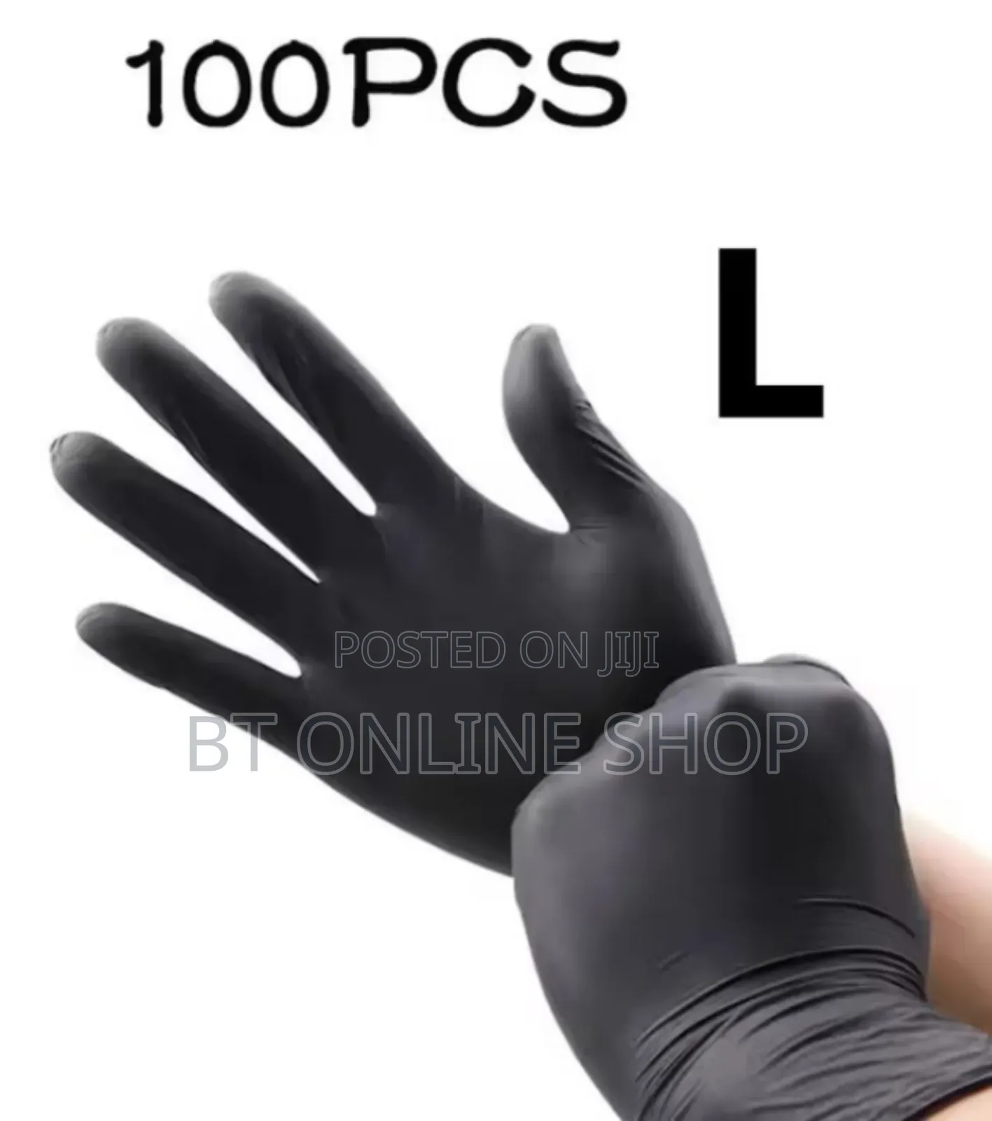 Disposable Black Vinyl Multi-purpose Gloves