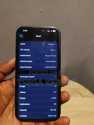 Apple iPhone 16 Pro 128 GB Black