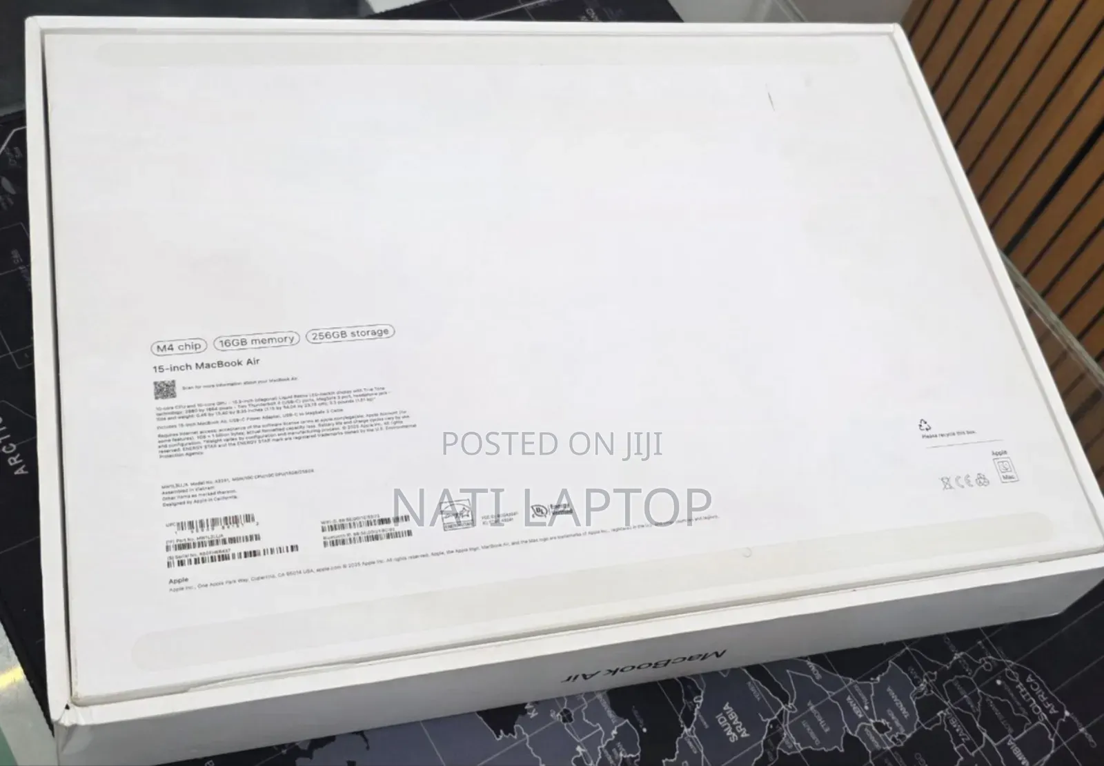 New Laptop Apple MacBook Air 2025 M4 15-inch 16GB Apple M4 SSD 256GB