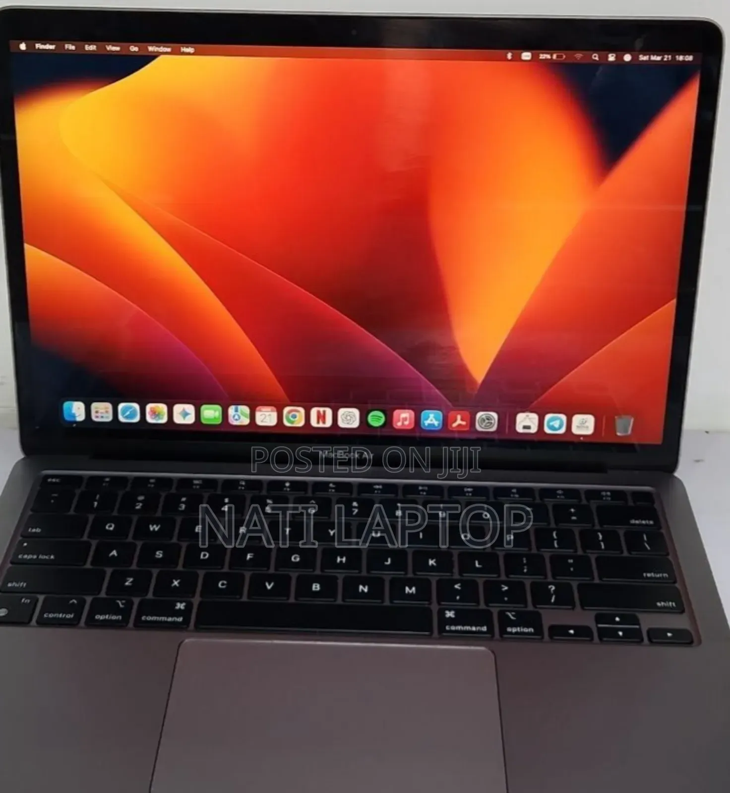 New Laptop Apple MacBook Air 2020 M1 8GB Apple M1 SSD 256GB