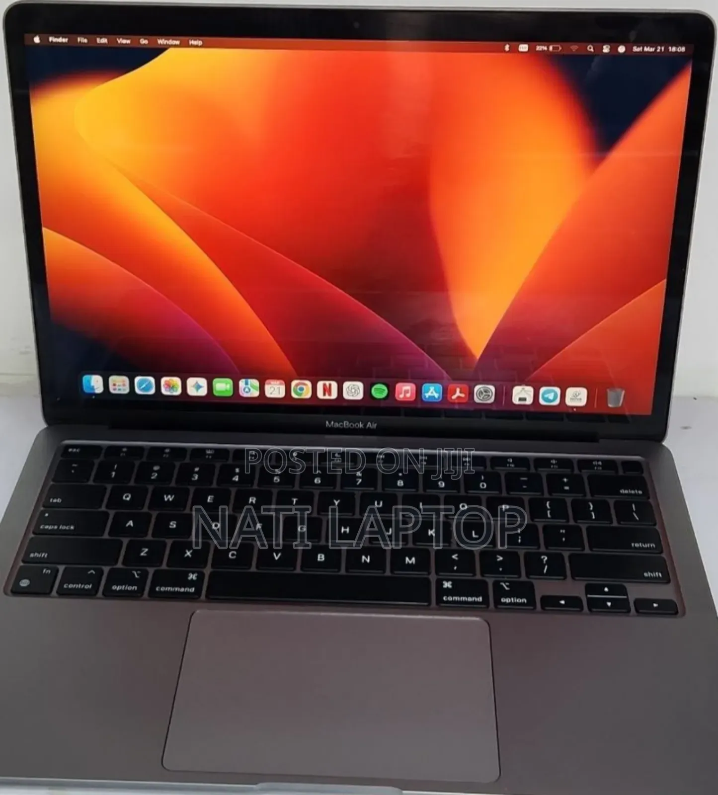New Laptop Apple MacBook Air 2020 M1 8GB Apple M1 SSD 256GB