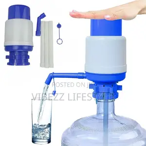 Portable Manual Water Bottle Pump - Bpa Free Durable