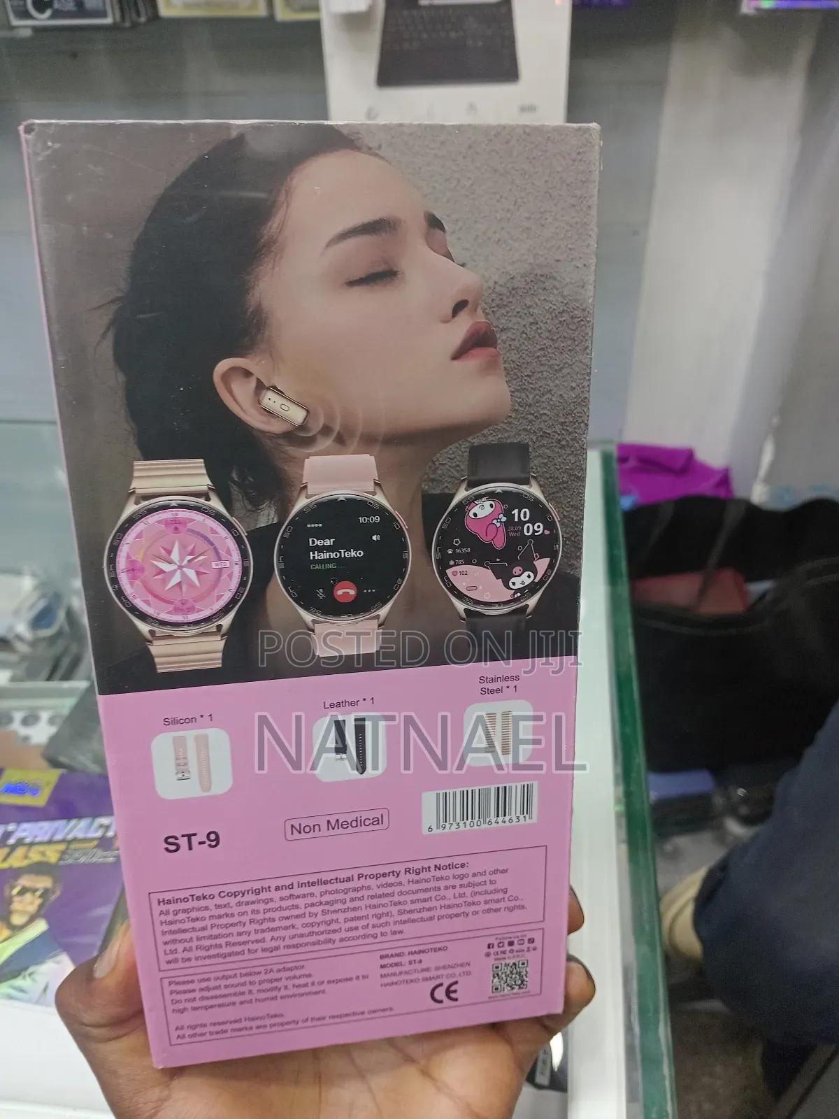 Haino Teko St-9 Is a Waterproof Smartwatch With Integrated Wireless