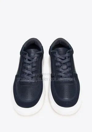 Wittchen Men's Leather Sneakers With Perforated Details