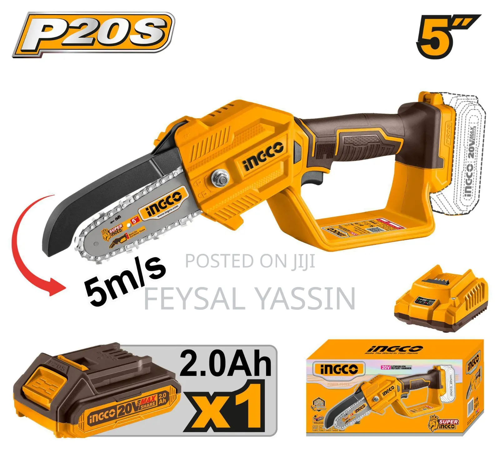 Ignco Chargeable Mini Chainsaw