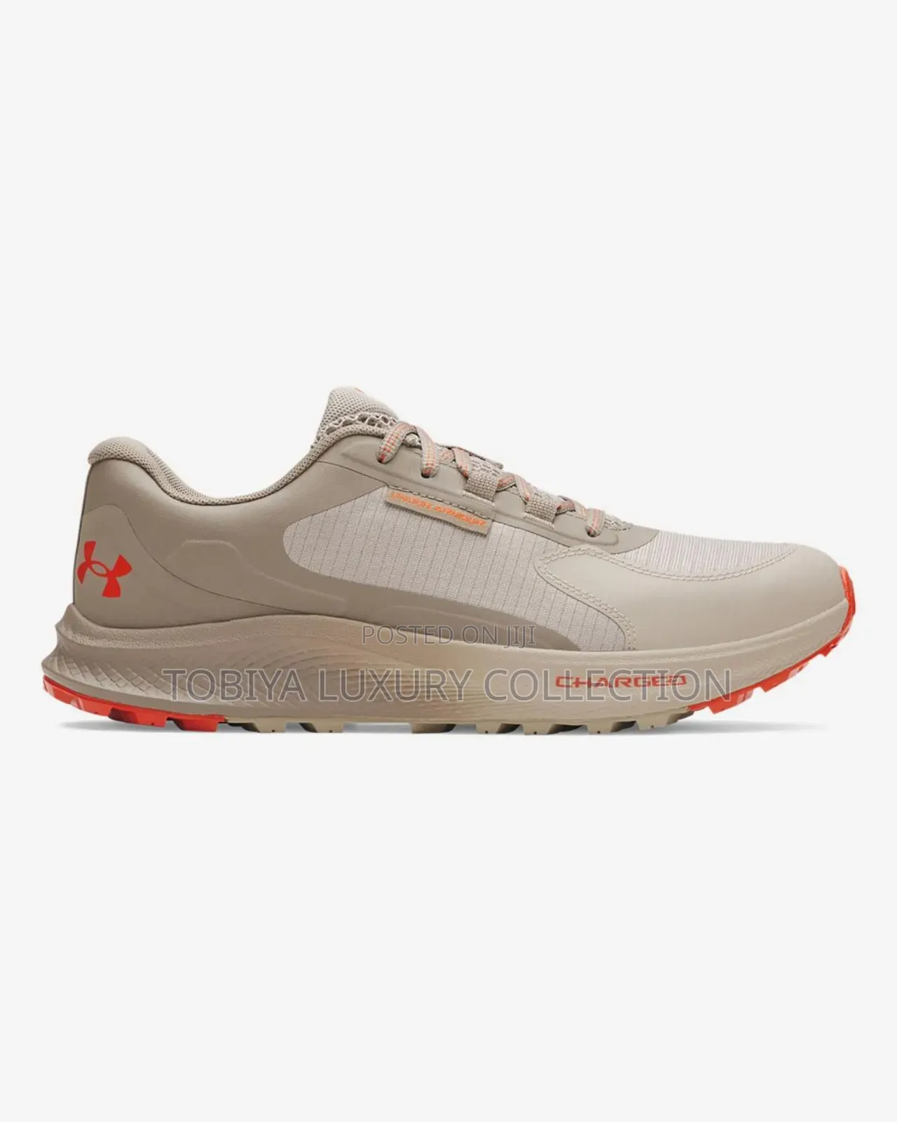 Under Armour Under Armor Charged Bandit Trail 3 Shoes Beige Sand Red