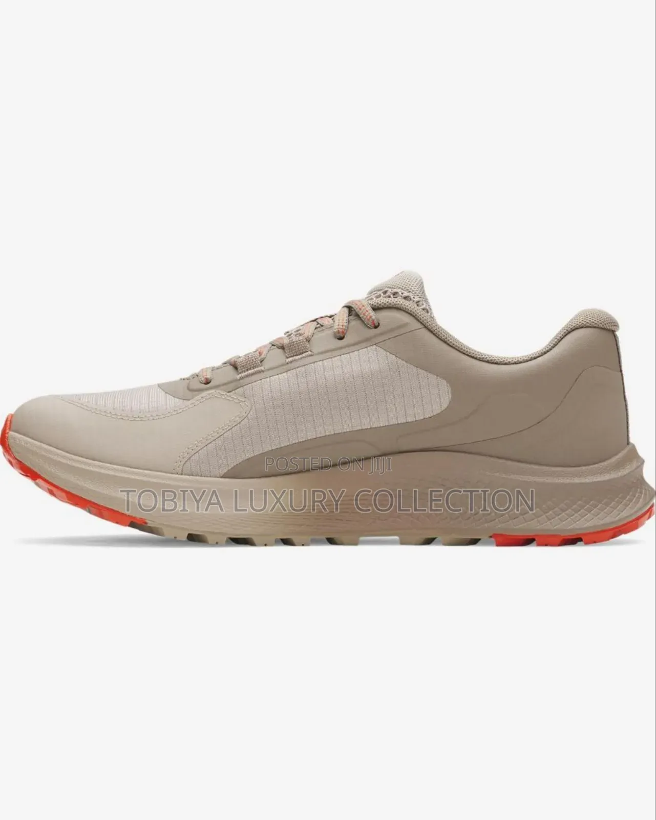 Under Armour Under Armor Charged Bandit Trail 3 Shoes Beige Sand Red