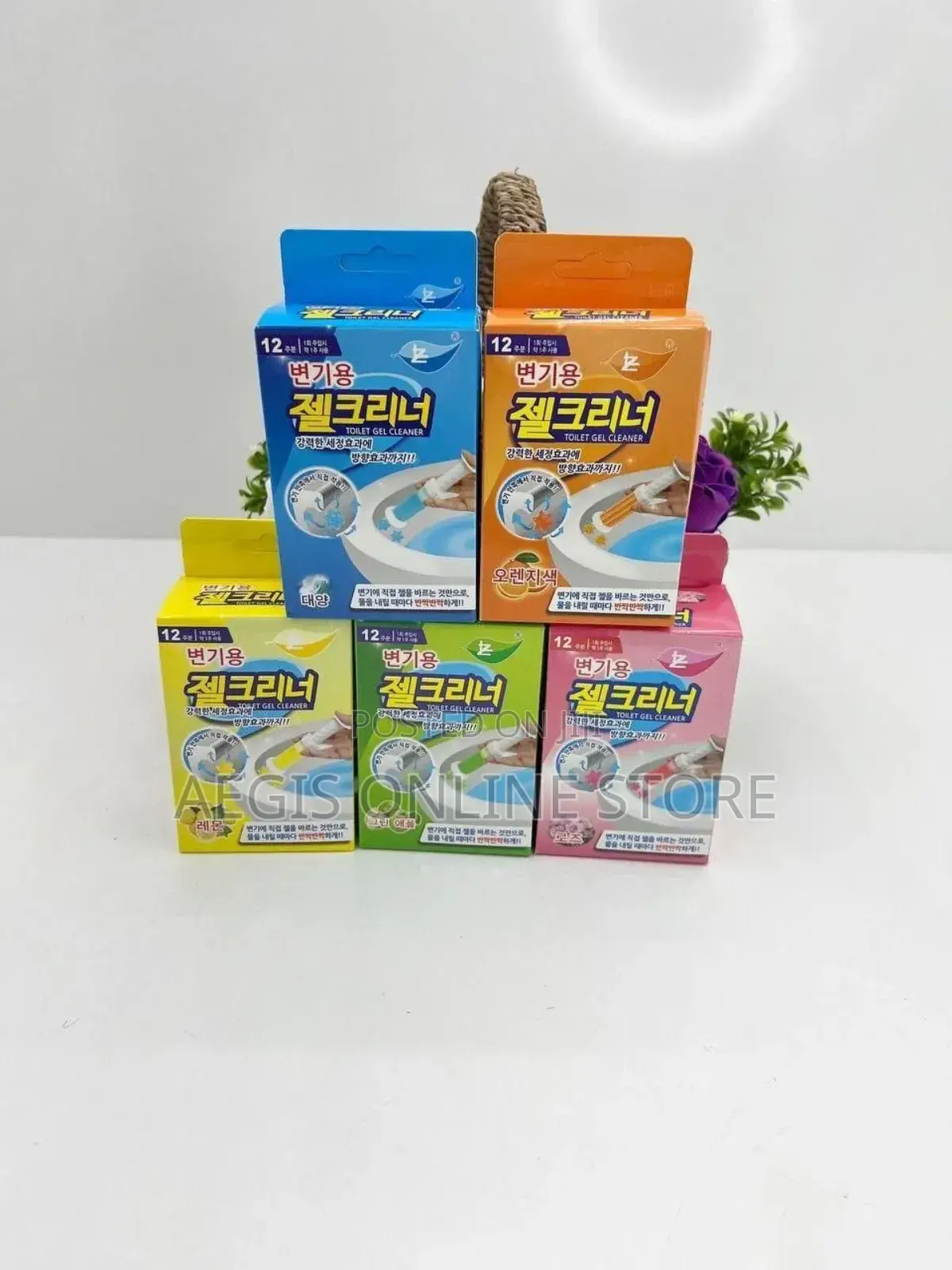 16 Stamp Gel Toilet Bowl Cleaner