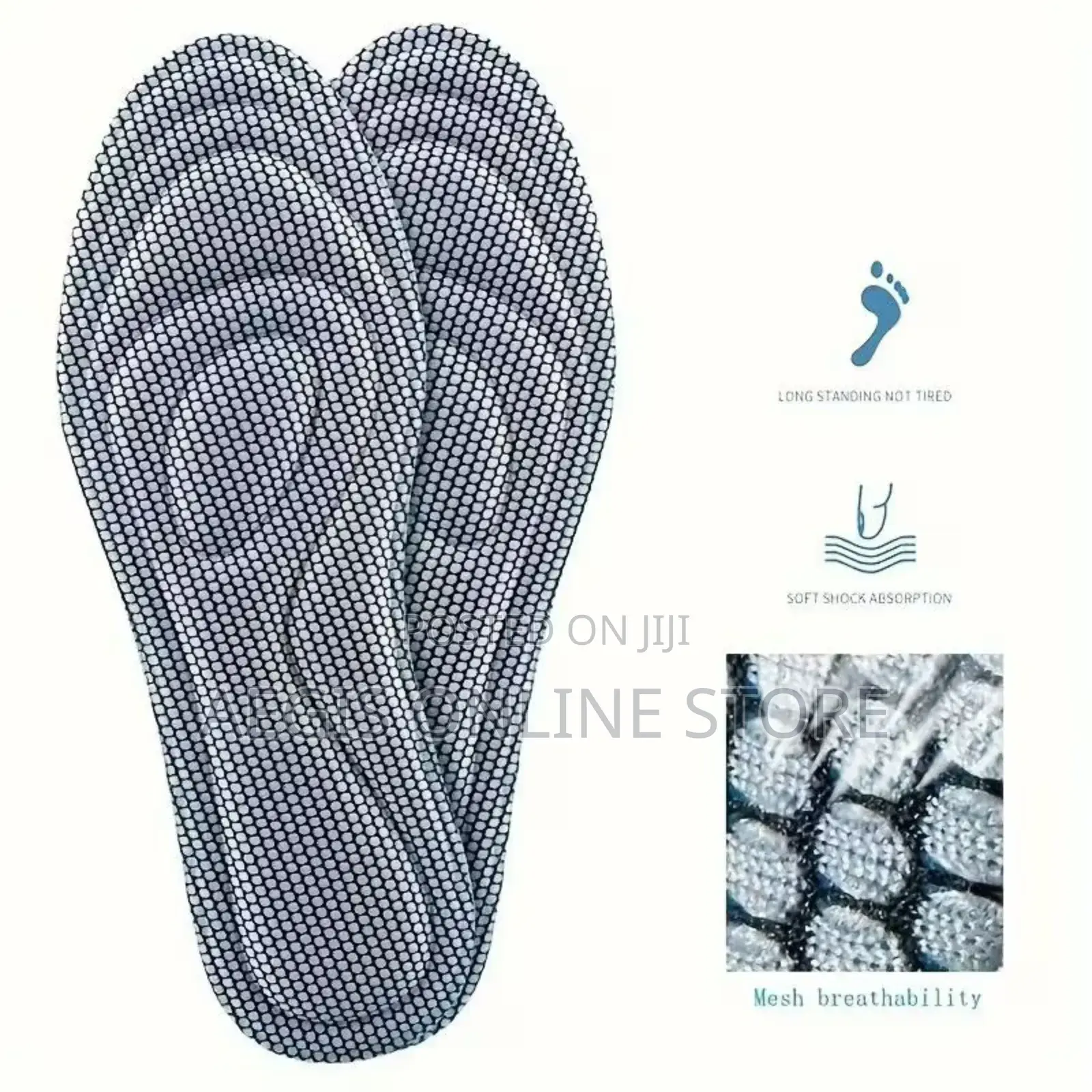 1pair Unisex Orthopedic Memory Foam Insoles