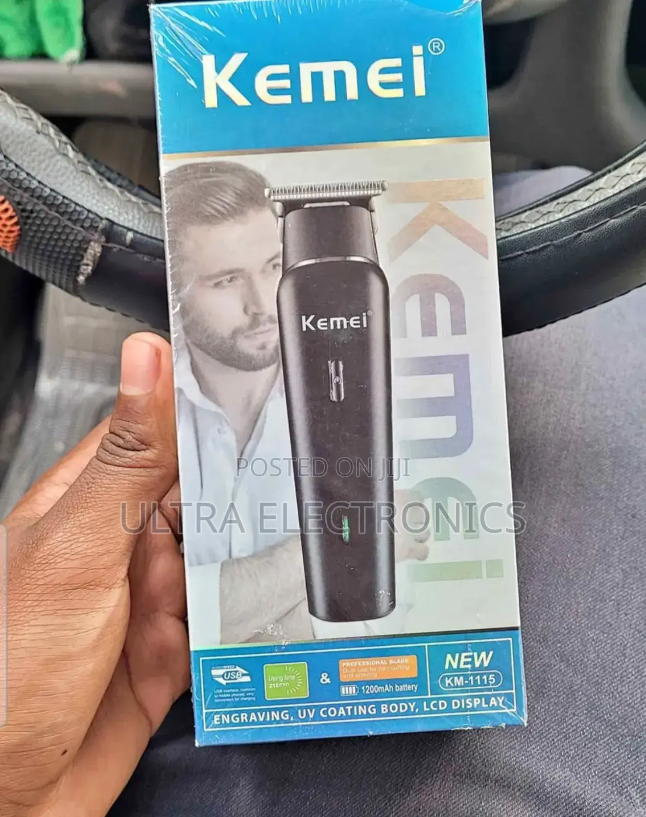 የፀጉር ማሽን Kemei Km-1115 Professional Electric Hair Clipper and Trimmer.