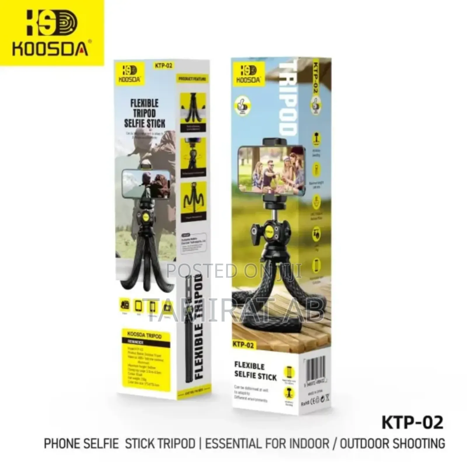 Koosda KTP-02 Flexible Tripod Selfie Stick