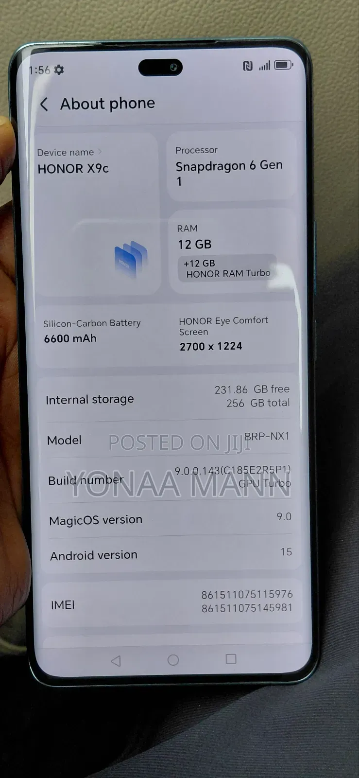 New Honor X9c 256 GB