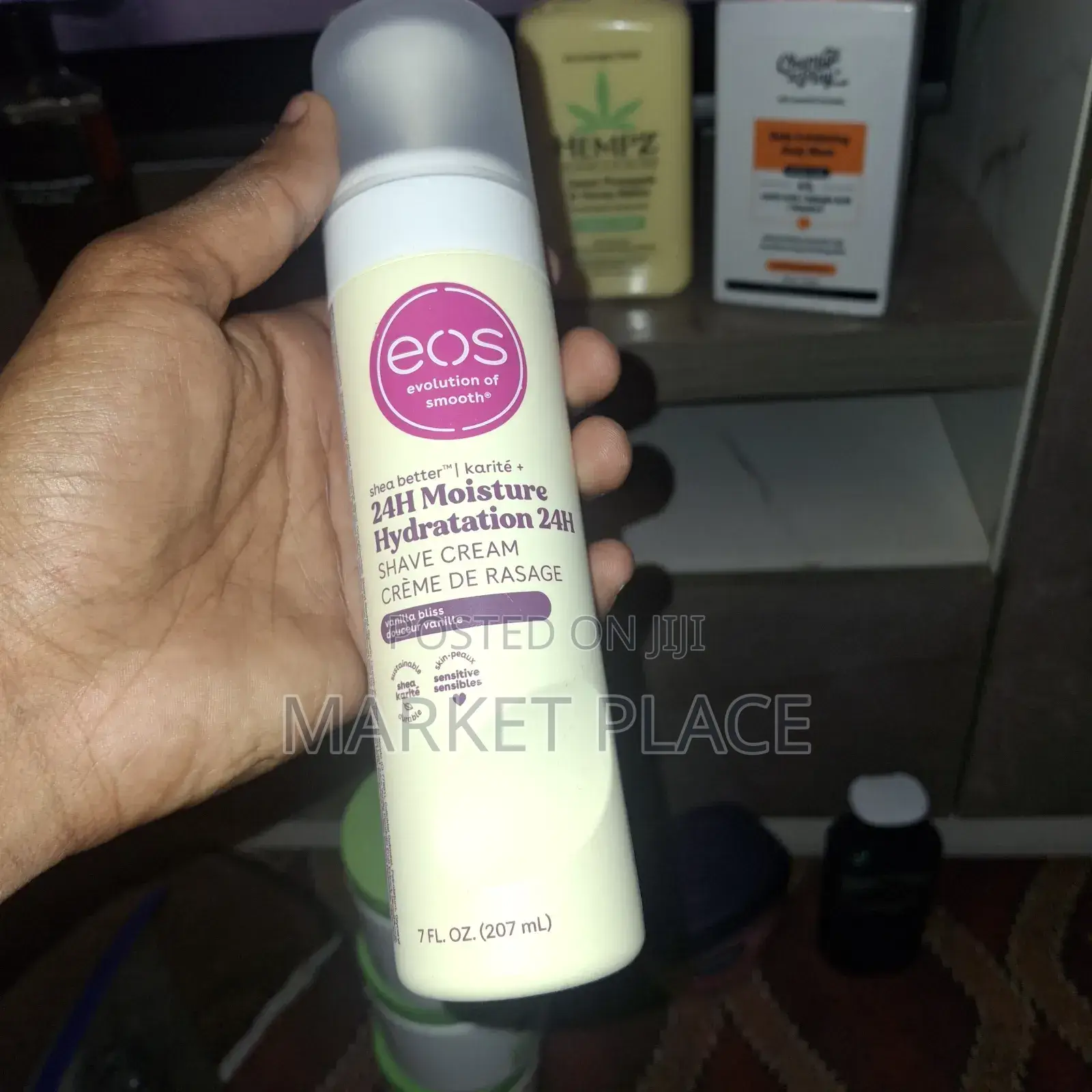 Eos 24h Moisture Shave Cream Vanilla Bliss 207ml Categor
