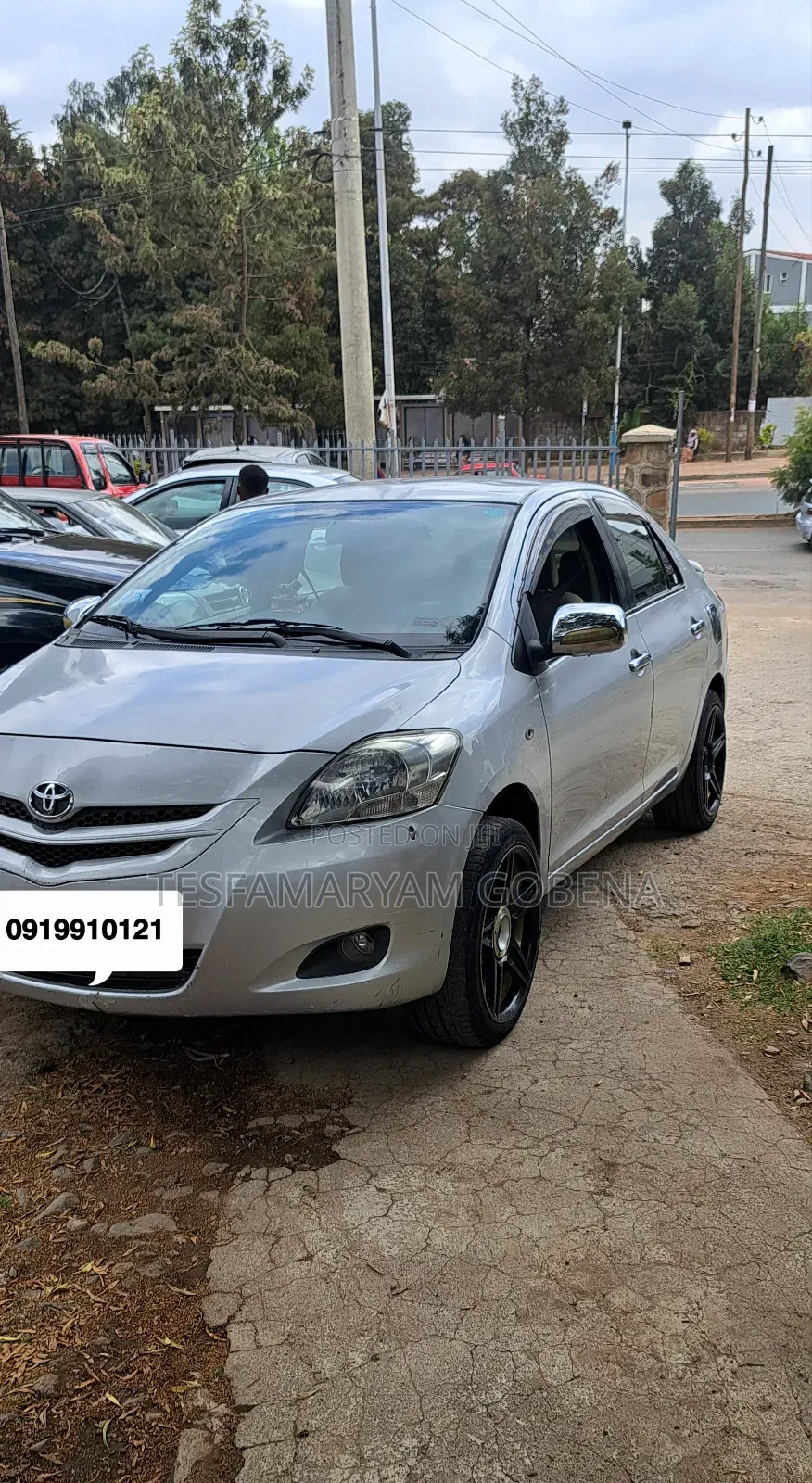 Toyota Yaris Sedan Automatic 2007 Silver