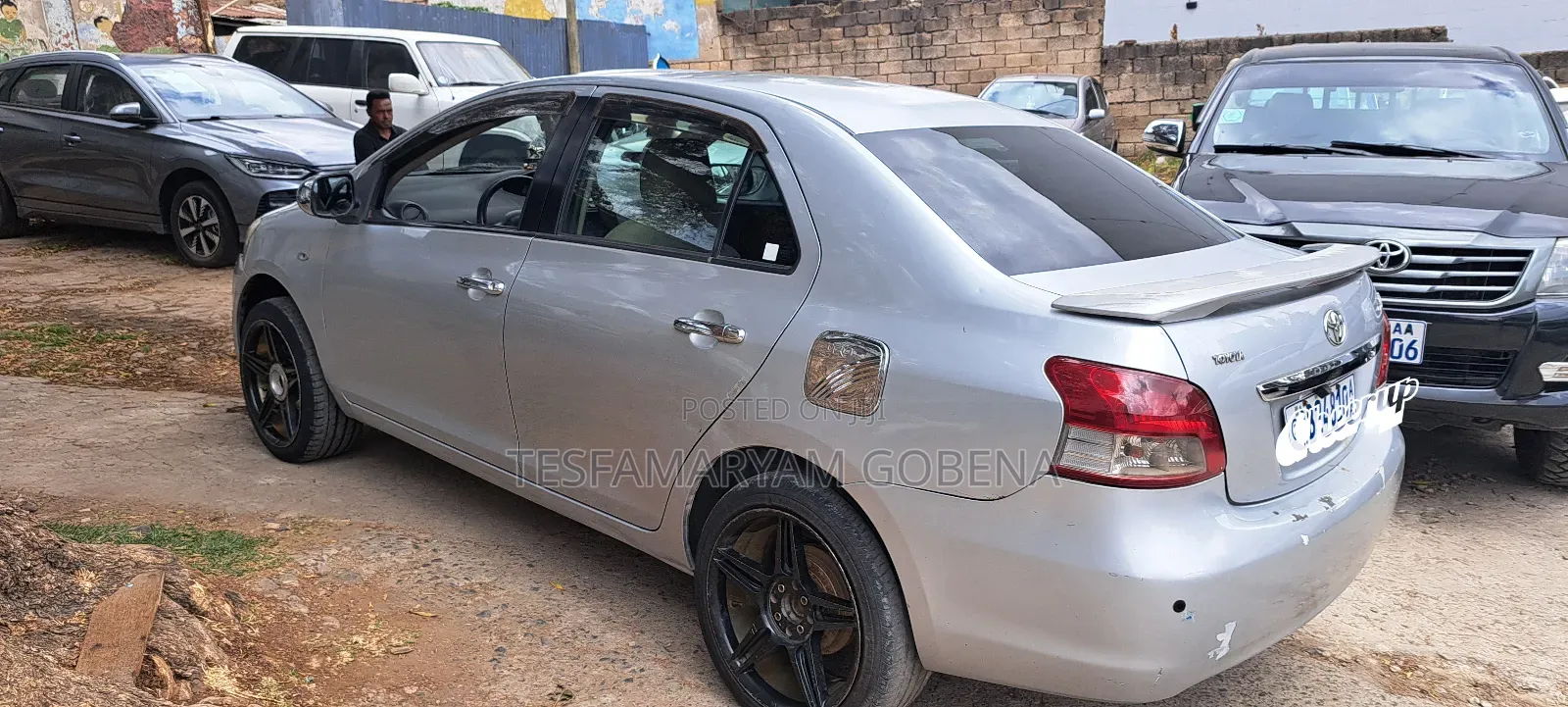 Toyota Yaris Sedan Automatic 2007 Silver