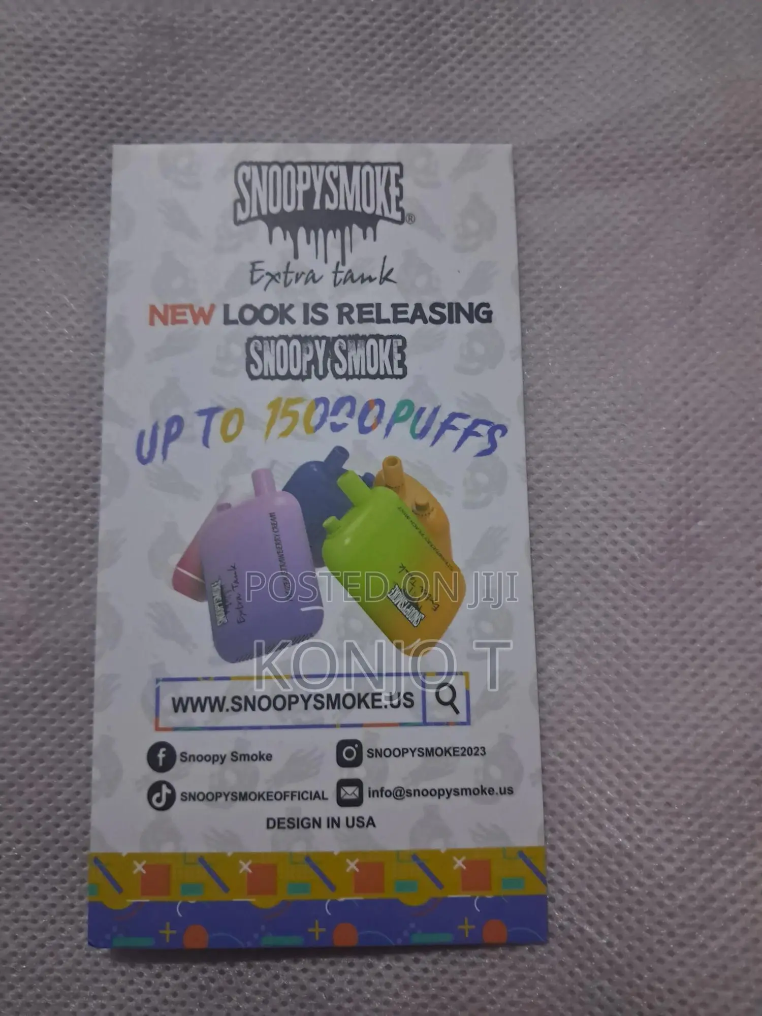 Snoopysmoke -- Kool Mint __ 30,000 Puff