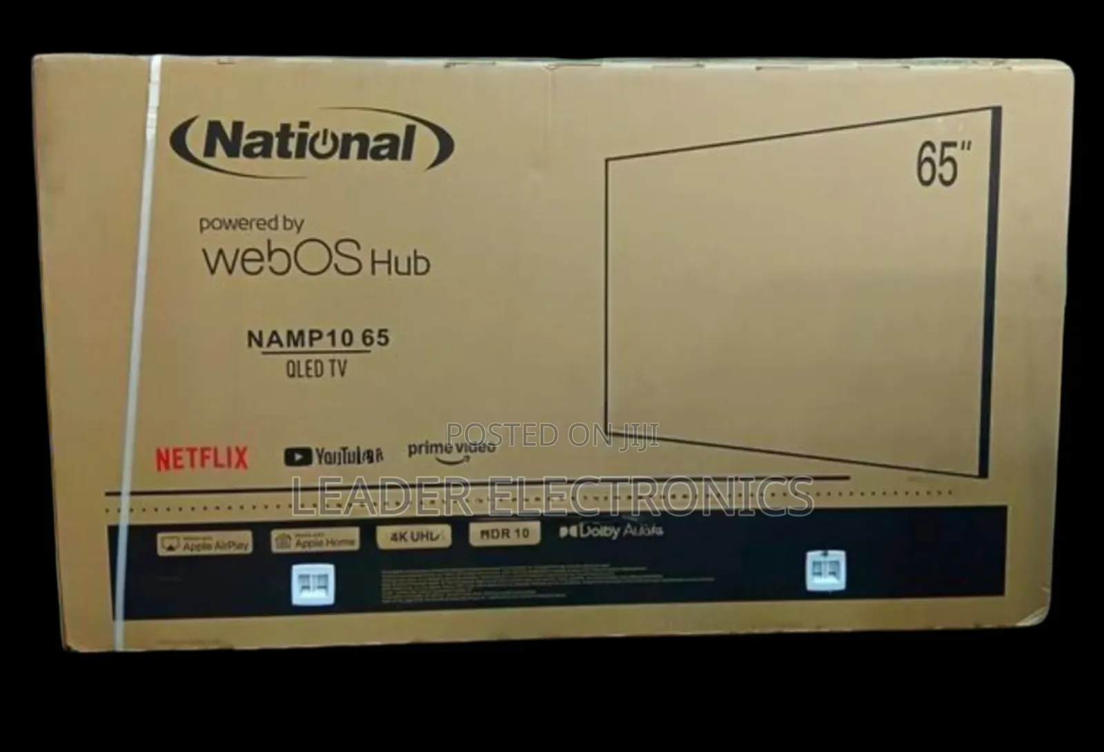 National Tv 65′′ Smart Tv – Qled Uhd | Frameless