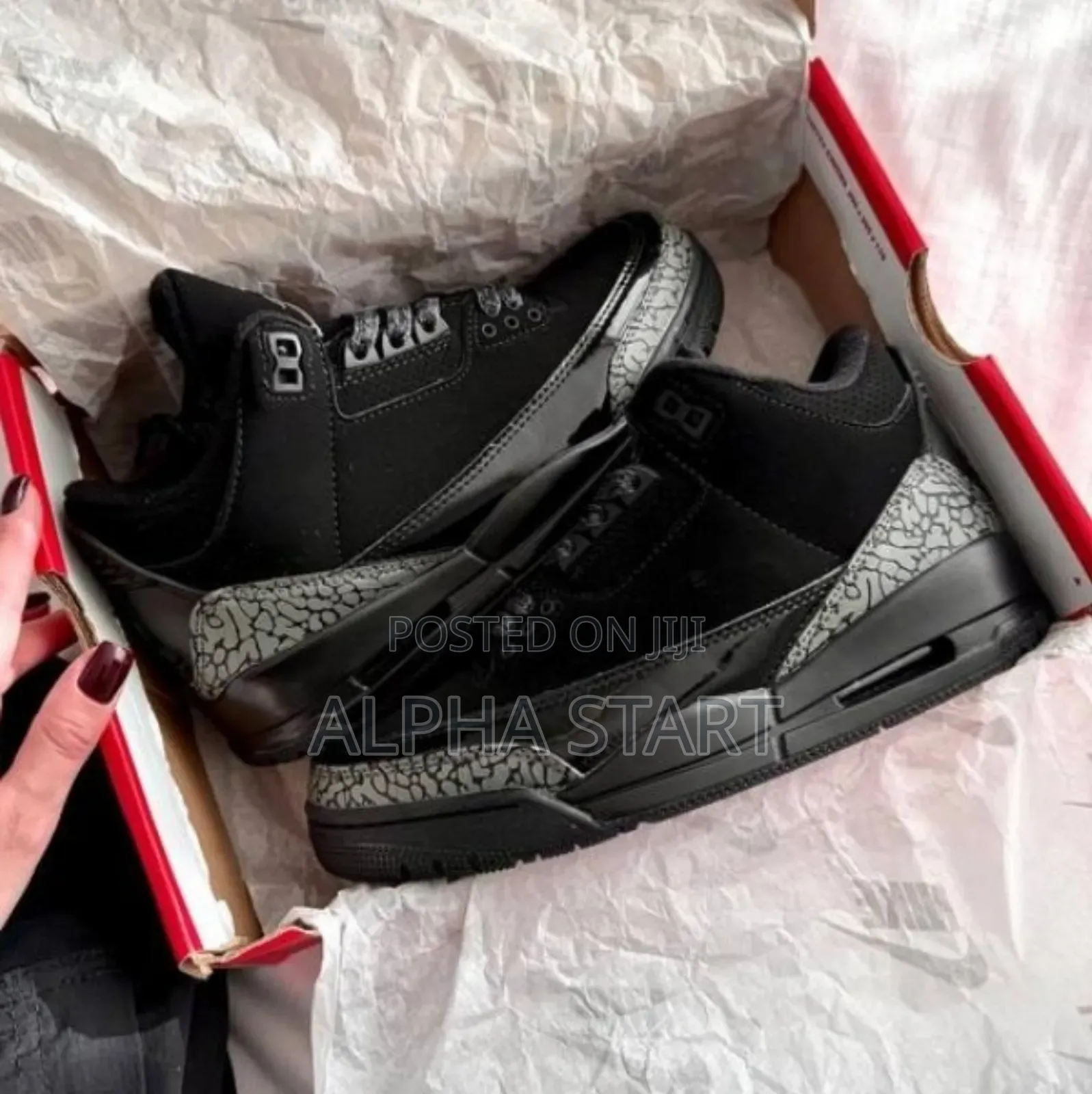 Jordan 3 Retro Vui Black Cat High Master Quality Shoes Made in Vietnam