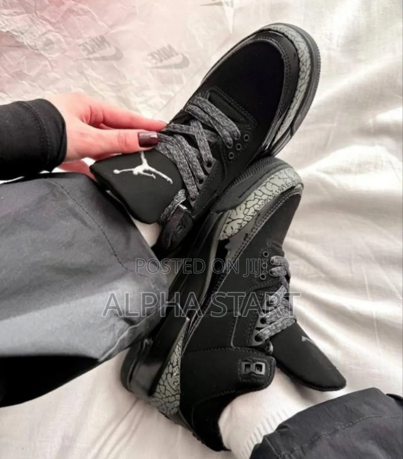 Jordan 3 Retro Vui Black Cat High Master Quality Shoes Made in Vietnam
