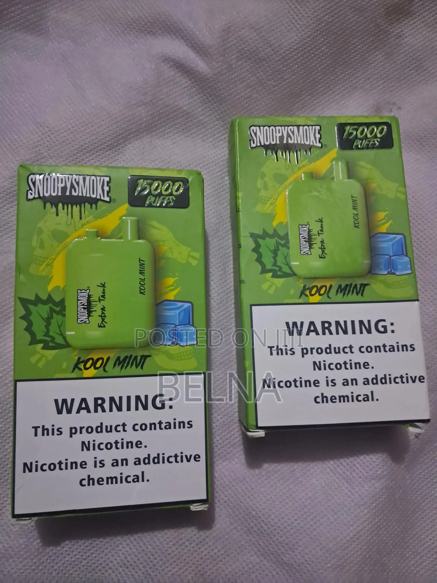 Snoopysmoke (Kool Mint) 15,000 Puffs