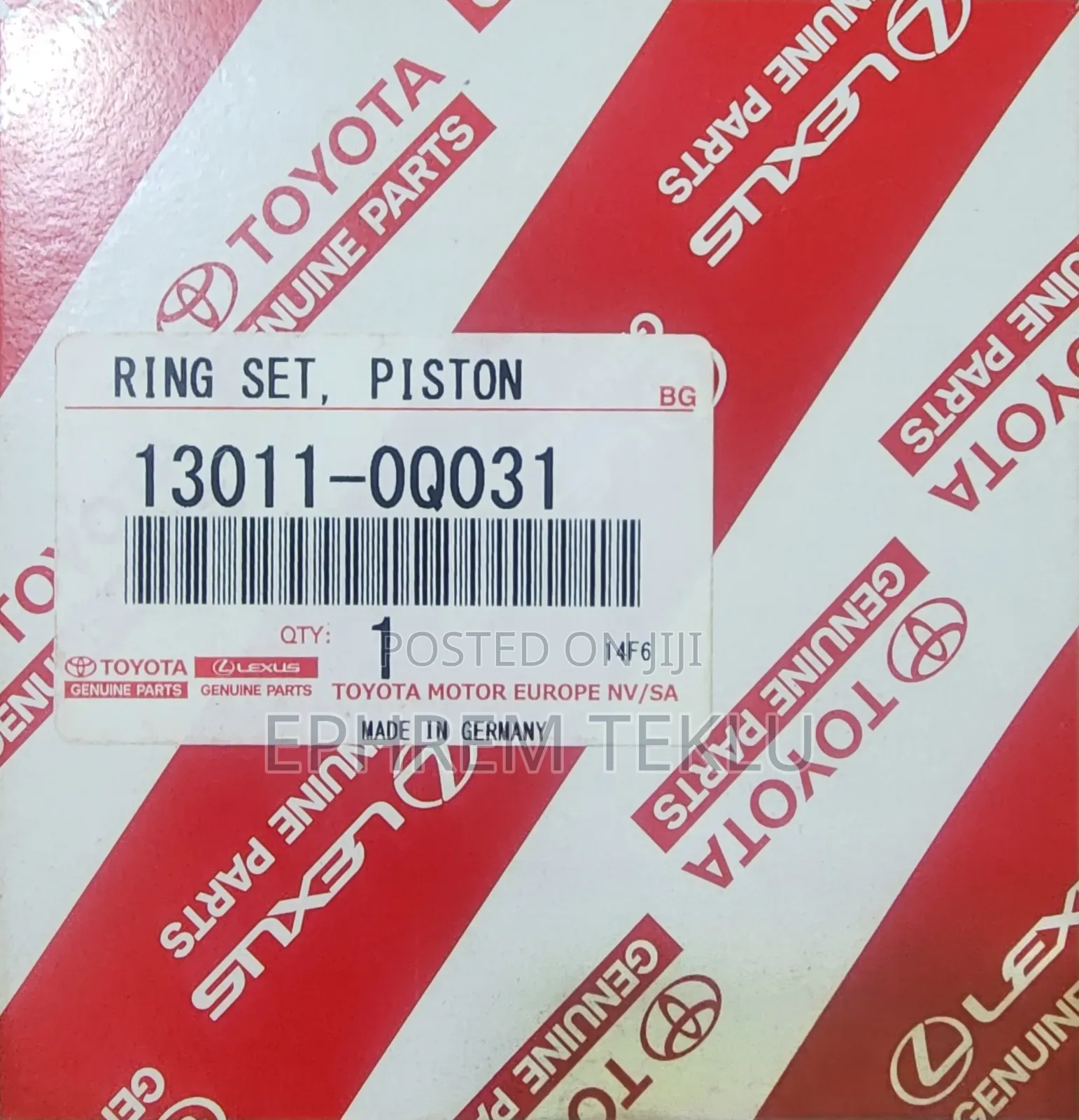 Toyota Piston Rings (ፋሻ)