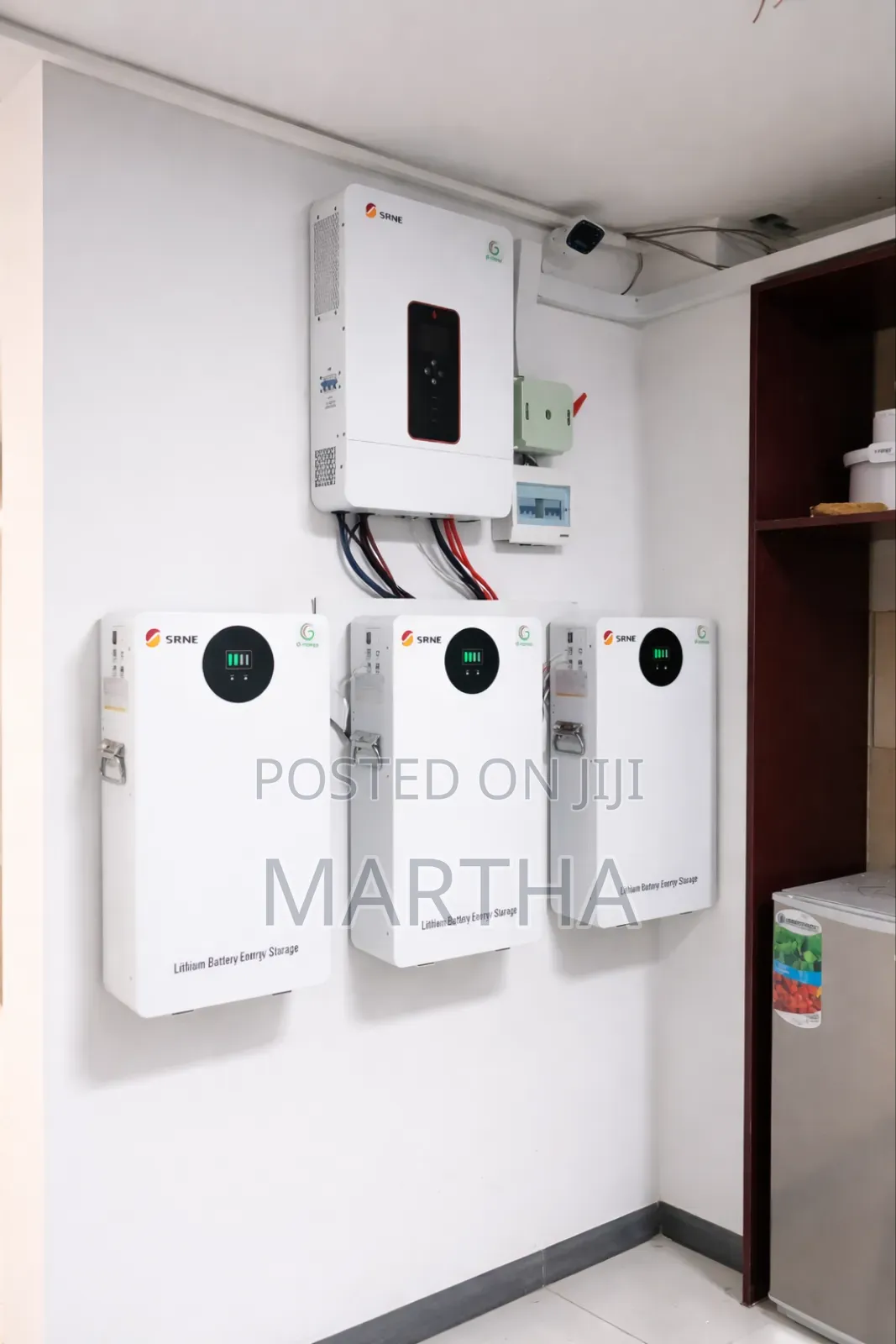 Solar Panel, Inverter and Lithium Ion Battery
