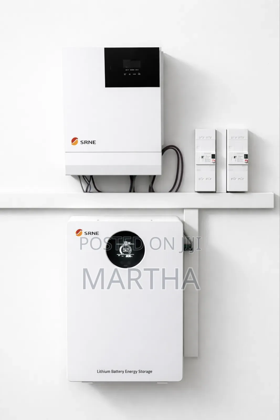 Solar Panel, Inverter and Lithium Ion Battery