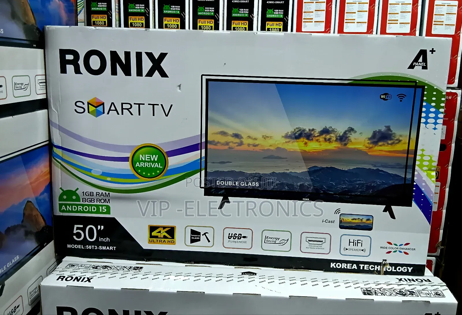 Ronix 50 Inch Smart Tv Ultra Hd Android 15 Ronix 50 Inch Tv