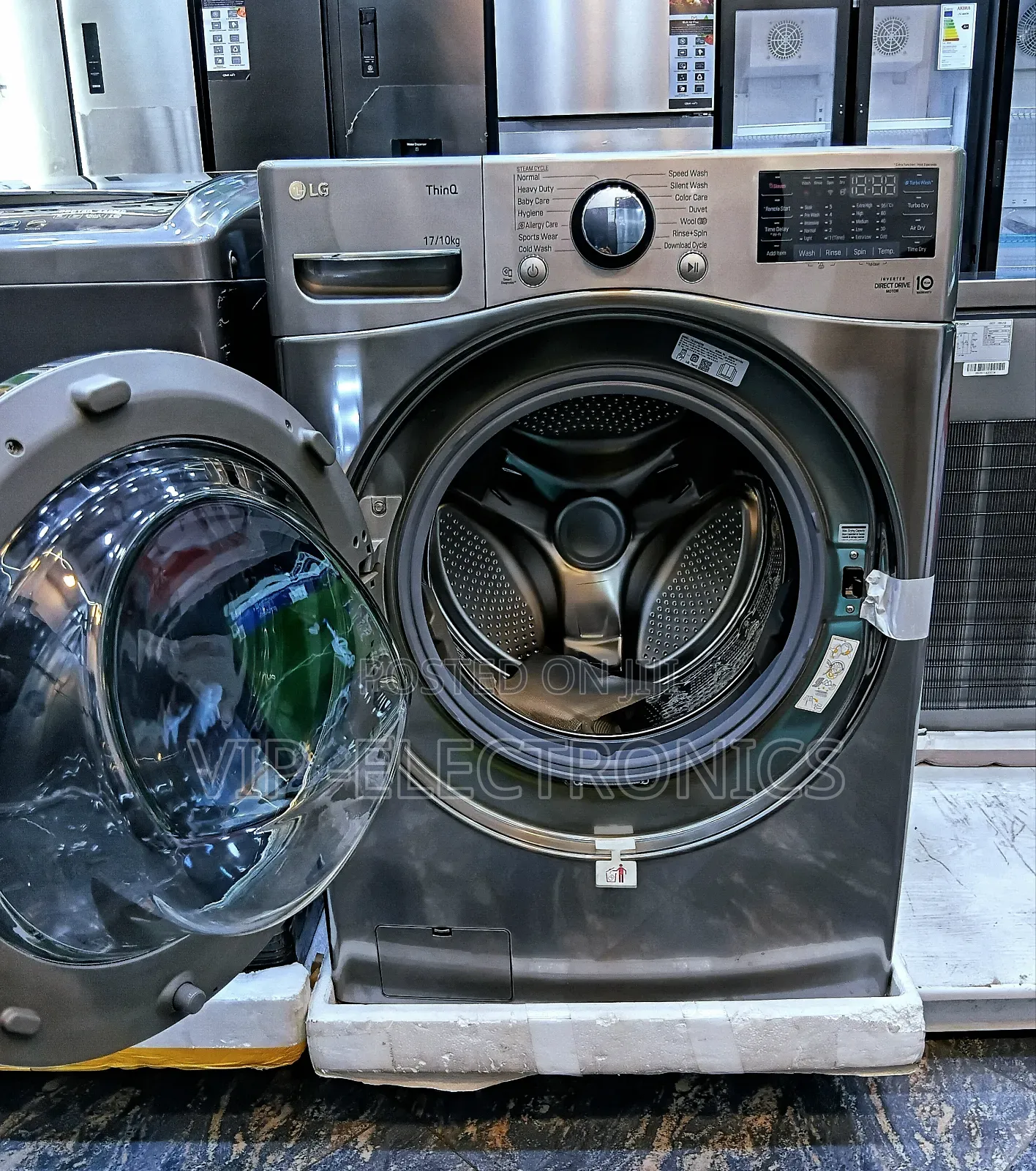 Lg Automatic Washing Machine 17kg Washer/10kg Dryer Smart Front Load