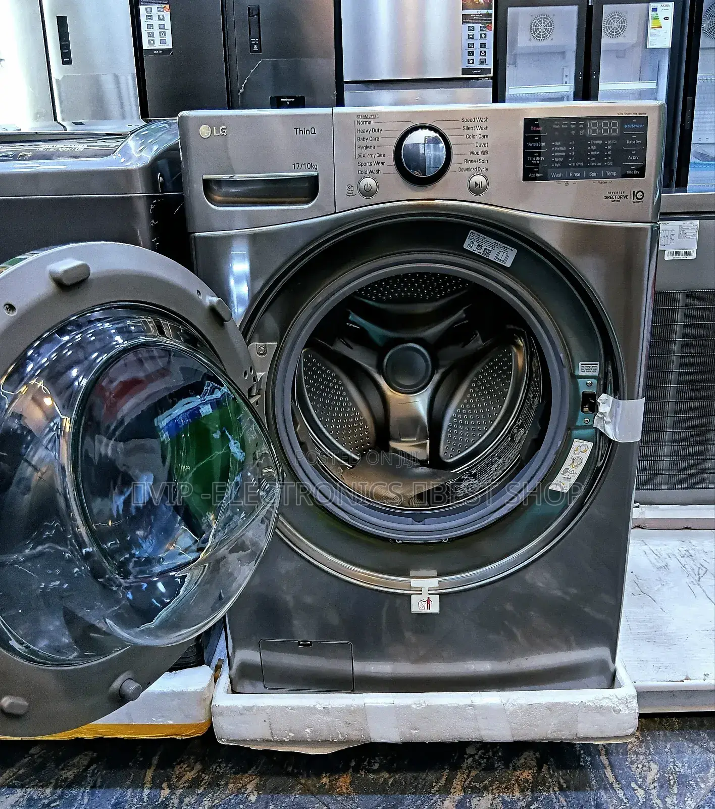 Lg Automatic Washing Machine 17kg Washer/10kg Dryer Smart Front Load