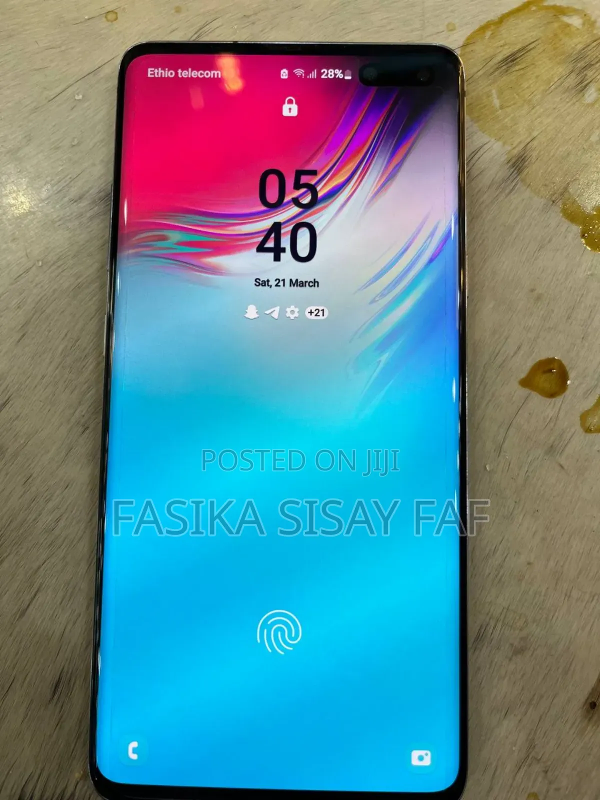 New Samsung Galaxy S10 5G 256 GB Black