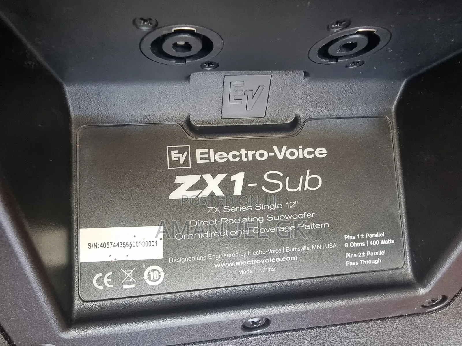 Ev Subwoofer Ev 8d Spiker