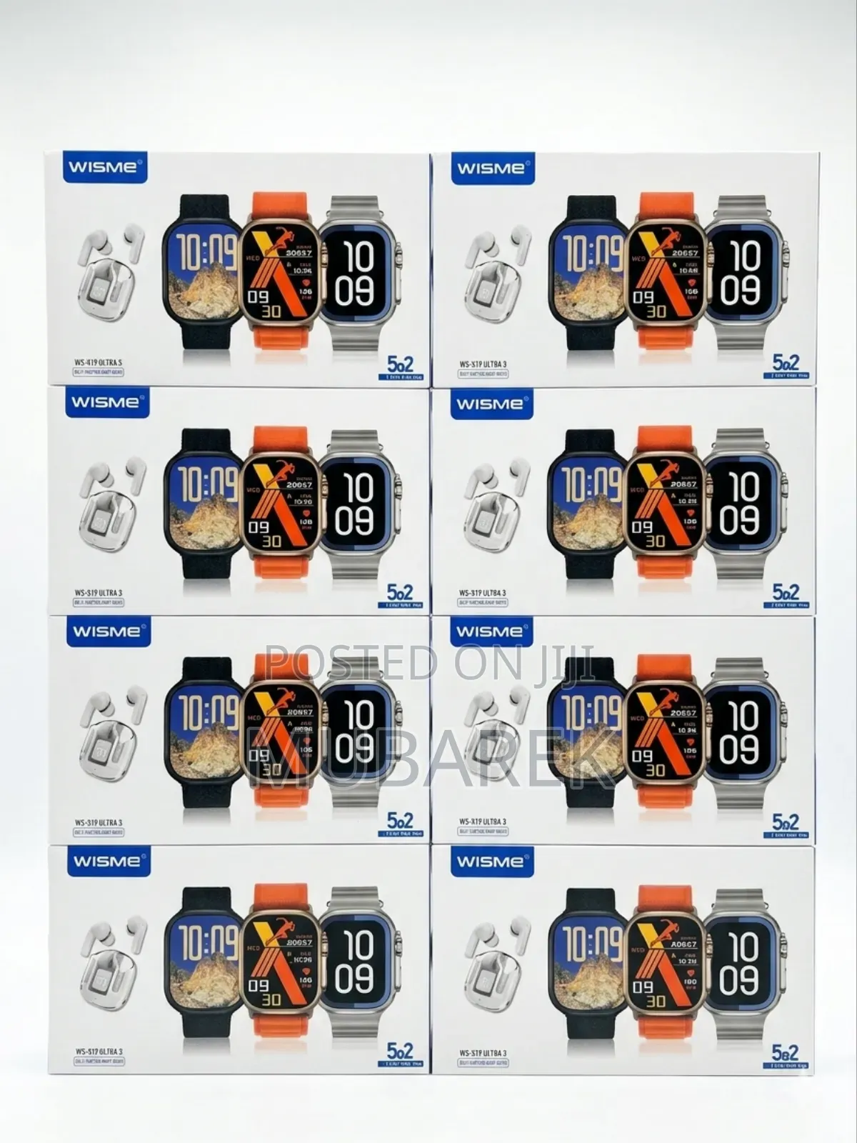 Smartwatch Earbuds Combo: Wisme Ultra 3