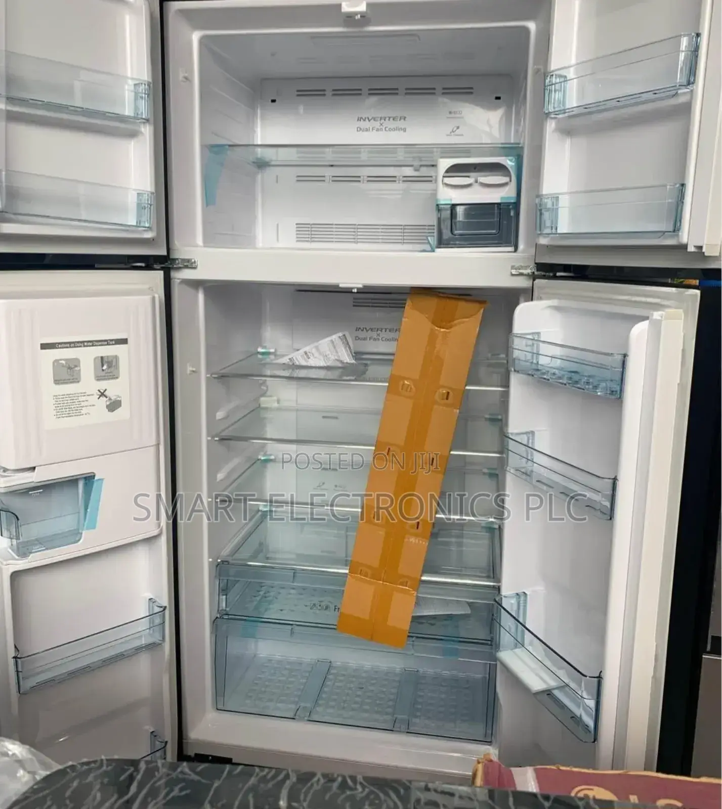 Hitachi 4-Door Side-by-Side Refrigerator, Model R-Gw670ta or Similar.