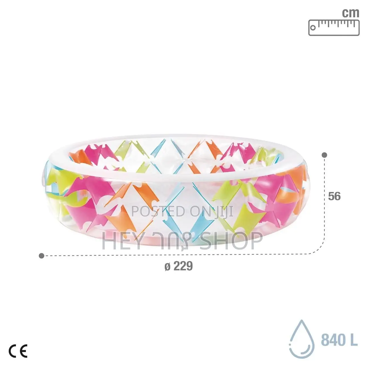 Intexs Kids Pool የልጆች መዋኛ ገንዳ 2.29mx56cm/90"x22"
